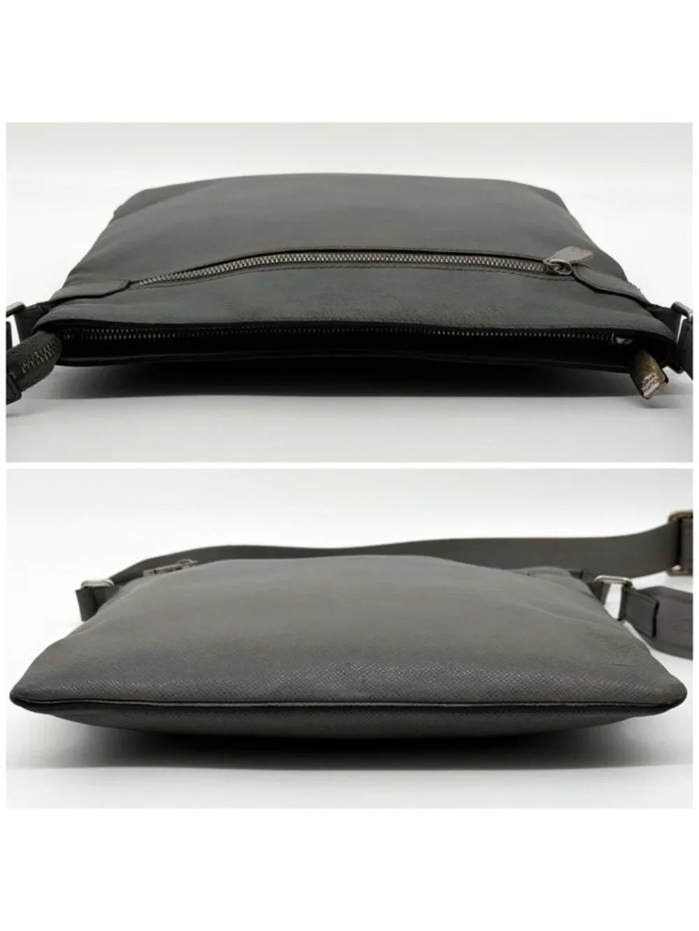 Louis Vuitton Sasha Taiga Shoulder Bag Crossbody Leather Messenger